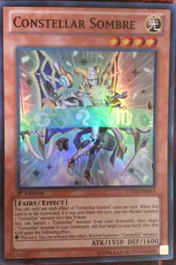 Yugioh! LP Constellar Sombre - LTGY-EN093 - Super Rare - 1st Edition Lightly Pla - Image 1