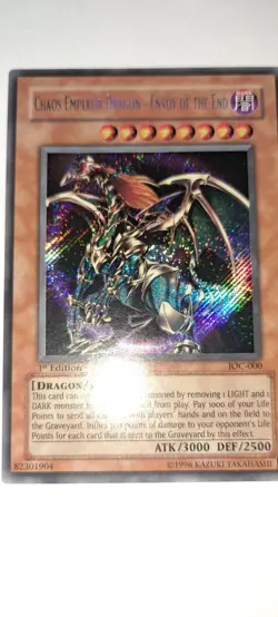 Chaos Emperor Dragon - Envoy of the End IOC-000 1st Edition Holo Bleed LP - Image 1