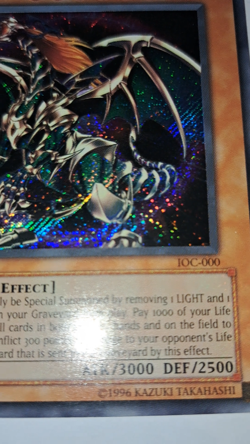 Chaos Emperor Dragon - Envoy of the End IOC-000 1st Edition Holo Bleed LP - Image 2