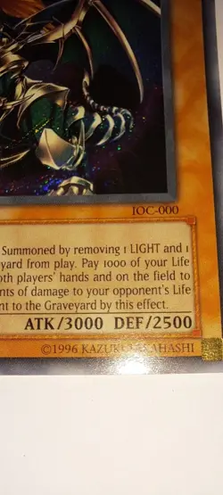 Chaos Emperor Dragon - Envoy of the End IOC-000 1st Edition Holo Bleed LP - Image 5
