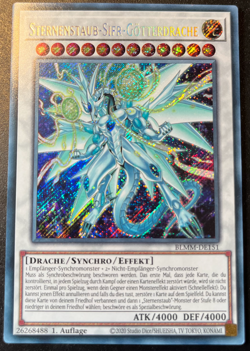 Yu-Gi-Oh! BLMM-DE151 Sternenstaub-Sifr-Gotterdrache 1. AUFLAGE SECRET RARE - Image 1