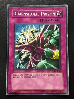 Dimensional Prison WC08-EN003 Super Rare Game Promo Moderate Play Yugioh - Image 1