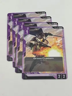Gundam Card Game ST05-004 Graze Custom Playset - Image 1