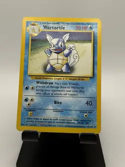 💥 Wartortle Non Holo WOTC Pokemon Card 42/102 Vintage Base Set 1999 - Image 1