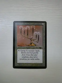 *P R 0 X Y* Mtg Magic The Gathering Candelabra Of Tawnos Trading Card *P R 0 X Y - Image 1