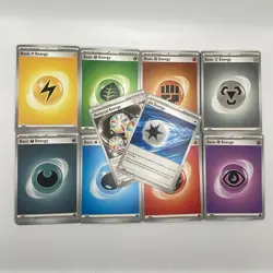 130 Pokemon Energy Cards - 16x Each Type + 2 Special - No Pokemon or Trainers - Image 3