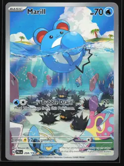 Marill 204/193 Paldea Evolved Illustration Rare Pokemon Card - Image 1