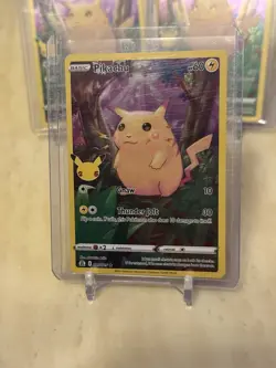 Pokemon Celebrations Pikachu Full Art Holo Rare 005/025 4-Card LOT Ships Quick! - Image 4