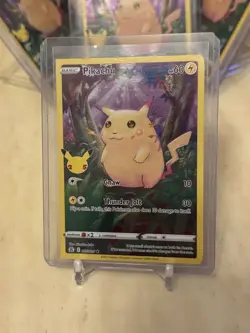Pokemon Celebrations Pikachu Full Art Holo Rare 005/025 4-Card LOT Ships Quick! - Image 5