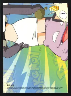 Pokemon Topps TV Animation Series 3 Puzzle Cards P03 of 6 - Image 2