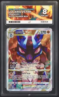 Ace NM 8 | Lucario Vstar SWSH291 | Black Star Promo | English Pokemon Card - Image 1