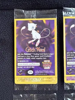 Pokemon First Movie Set of 4 Promo Cards Dragonite Mewtwo Pikachu Elect SEALED - Image 2