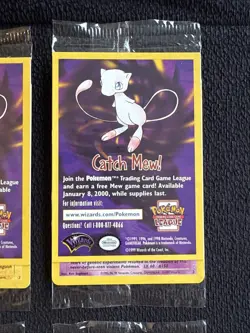 Pokemon First Movie Set of 4 Promo Cards Dragonite Mewtwo Pikachu Elect SEALED - Image 3