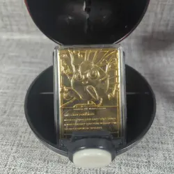 Burger King 1999 Pokemon 23k Gold Plated Trading Card Jigglypuff Blue Box - Image 3