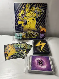 Pokemon Surging Sparks Energy Cards, Dice, Coins, Guide, Sleeves& Dividers - Image 1