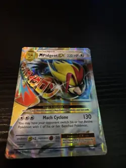 Pokemon TCG Mega-Pidgeot-EX Evolutions Holo Holo Rare Card 65/108 - Image 1