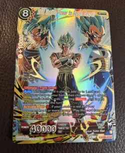 Dragon Ball Super Card Game Masters SSB Vegito, Power to Resist Despair SCR NM - Image 1