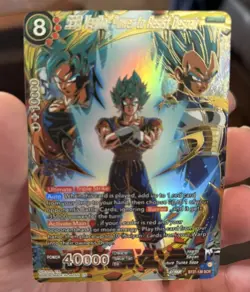 Dragon Ball Super Card Game Masters SSB Vegito, Power to Resist Despair SCR NM - Image 3