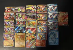 Pokemon Mega Evolution EX And Other Mixed Cards Lot Of 26 Cards - Image 1