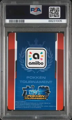 PSA 9 MINT SHADOW MEWTWO AMIIBO BONUS CARD POKKEN TOURNAMENT POKEMON - Image 2