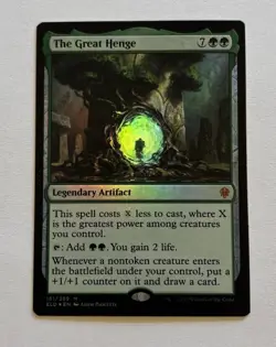 The Great Henge Throne of Eldraine Foil Card Near Mint Condition - Image 1