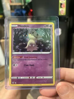 Pokemon MIMIKYU TCG SWSH Holo Rare Card 081/189 COSMOS HOLO MINT CONDITION - Image 1