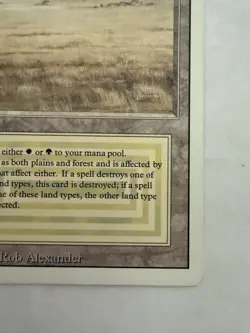 MTG: Savannah Revised Edition Regular Card Dual Land-LP - Image 4