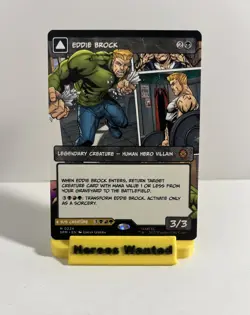 Eddie Brock (Borderless) M Marvel's Spider-Man 224 NM MTG - Image 1