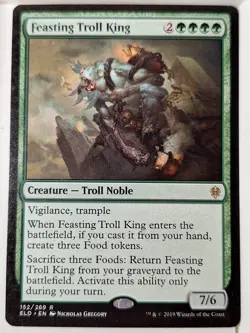 Feasting Troll King - Throne of Eldraine - Magic the Gathering MTG Nice! - Image 1