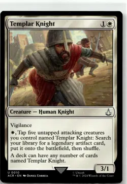 Templar Knight U Universes Beyond: Assassin's Creed 10 NM - Buy 10 Get 10 Free- - Image 1