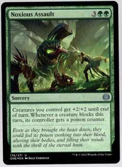 Noxious Assault 176/271 Uncommon Foil All Will Be One MTG Near Mint - Image 1