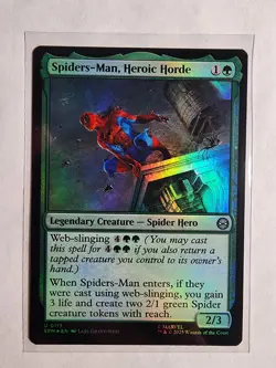 Spiders-Man, Heroic Horde U 0117 Marvel's Spider-Man Foil - Image 1
