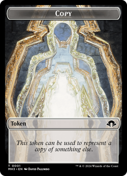 Copy // Treasure Double-Sided Token [Modern Horizons 3 Tokens] Magic MTG - Image 1