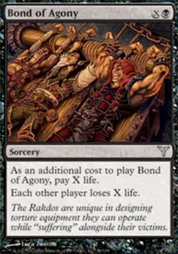 1 x Bond of Agony - Dissension - Light Play - MTG - Image 1