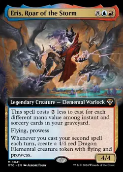 1x - Eris, Roar of the Storm - Extended Art - CMR: Outlaws of Thunder Junction - Image 1