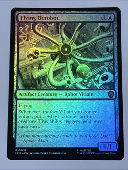 MTG Universes Beyond: Spider-man Flying Octobot Foil 0031 NM - Image 1