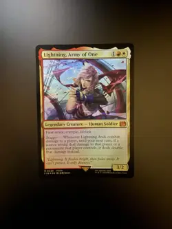 MTG Final Fantasy English Lightning, Army of One 0233 Foil - Image 1