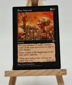 Bone Harvest Mirage Magic Karte MTG englisch (Knochensammeln) - Image 1
