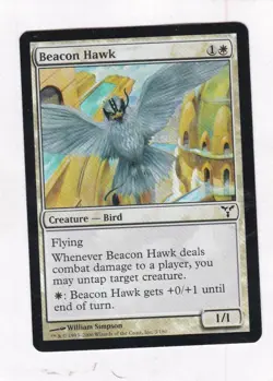MTG: Dissension: FOIL: Beacon Hawk - Image 1