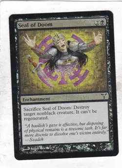 Magic: MTG: Dissension: Foil: Seal of Doom - Image 1