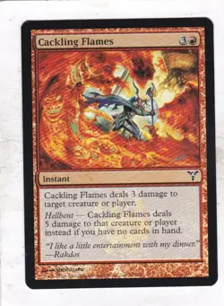 Magic: MTG: Dissension: Foil: Cackling Flames - Image 1