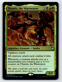 Thantis, the Warweaver M Commander 2018 # 46 NM Foil - Image 1