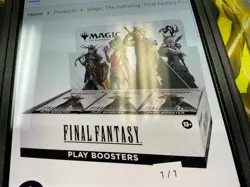 Magic The Gathering Final Fantasy Play Booster Box Sealed - Image 1