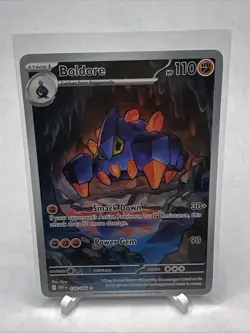 Boldore 128/086 Illustration Rare IR 2025 Pokemon TCG “White Flare” - Image 1