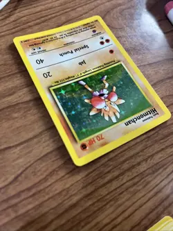 Hitmonchan Holo Rare #7/102 Base Set Vintage WOTC Pokemon Card - Image 4