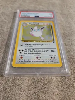 Pokemon Base Set 2 TCG Wigglytuff Holo Rare PSA 7 Near Mint 19/130 2000 Vintage - Image 2