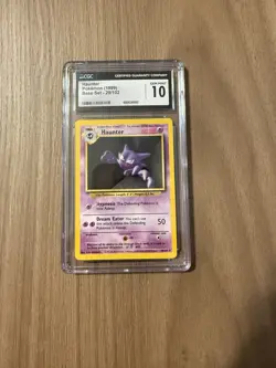 CGC 10 Gem Mint Haunter 29/102 Base Set Unlimited 1999 Pokemon - Image 1