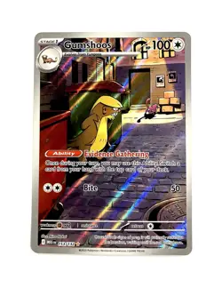 Gumshoos 153/132 Mega Evolution Illustration Rare Pokemon TCG NM - Image 1