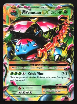 Pokemon M Venusaur EX 2/108 Evolutions Ultra Rare Holo HP - Image 1