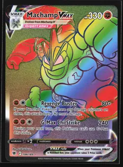 Pokemon Machamp VMAX 194/189 Astral Radiance Rainbow Secret Rare Holo NM - Image 1